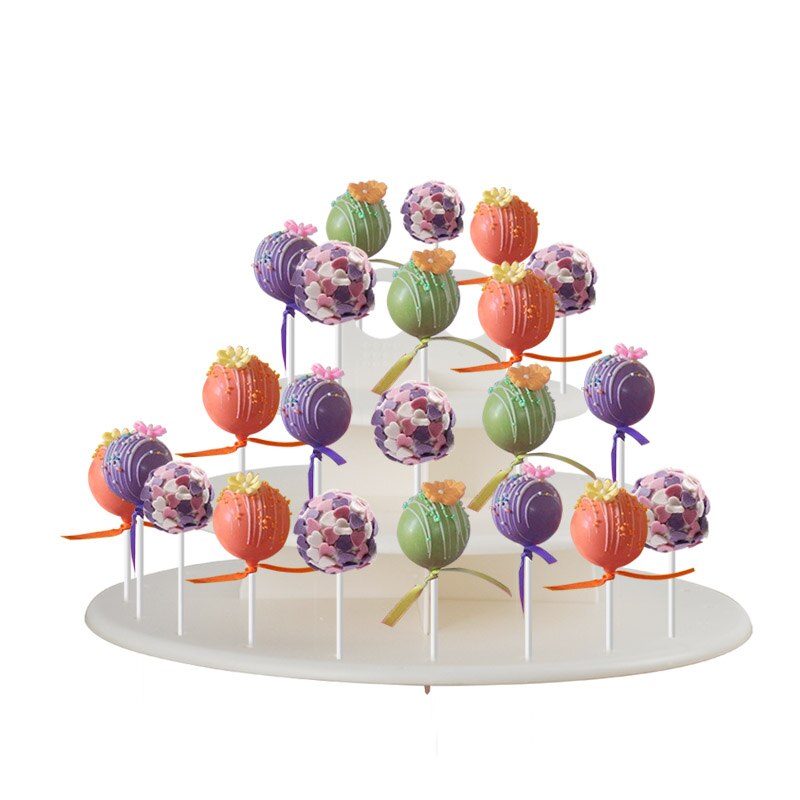 3 Tiers Lollipop Cake Stand Wedding Decoration Donut Wall Lolly Display Stand Holder Baby Shower Birthday Party Dessert Supplies