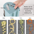 Cortador de verduras en espiral LMETJMA con 4 cuchillas giratorias, cortador de mandolina, cortador de Pasta, espagueti, calabacín, fabricante de fideos KC0214