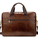 Genuine Leather Business Messenger Women Men Bag Tote Briefcase For Documents A4 Shoulder Handbag Male Female Laptop Brief Case