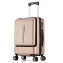 Letrend New Fashion 24 Inch Front Pocket Rolling Luggage Trolley Password Box 20&