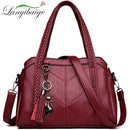 Women Casual Tote Bag Female Handbag Small Shoulder Bag for Women Tote Ladies Vintage Genuine Leather Crossbody Bag Sac A Main