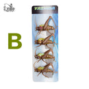 Grasshopper Lure Flies Dry Fly Fishing Flies Set Realistic Fly Tying Kit  for Pike Rainbow Trout flyfishing