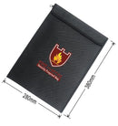 Fireproof Money Document File Bag Pouch Cash Bank Cards Passport Valuables Organizer Holder Safe Storage