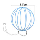 2019 New Pet Supplies Hay Manger Food Ball Stainless Steel Plating Grass Rack Ball For Rabbit Guinea Pig Pet Hamster Supplies