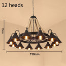 American Chandelier Rural Loft Iron Retro Industrial Wind Restaurant Bar Clothing Store Hot pot Internet Cafe Boat Chandelier