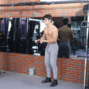 Fitness Arm BicepsTriceps Blaster Strong Power Stick Pull Rope Wrist Roller Forearm Workout Hand Gripper Strengthener Trainning