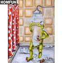 HOMFUN Full Square/Round Drill 5D DIY Diamond Painting "Frogs shower" 3D Embroidery Cross Stitch 5D Home Decor Gift A00601