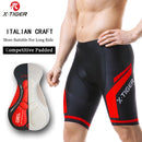 X-TIGER Cycling Shorts Coolmax 5D Gel Pad Shockproof MTB Road Bike Bibs Shorts Ropa Ciclismo Bicycle Shorts For Men