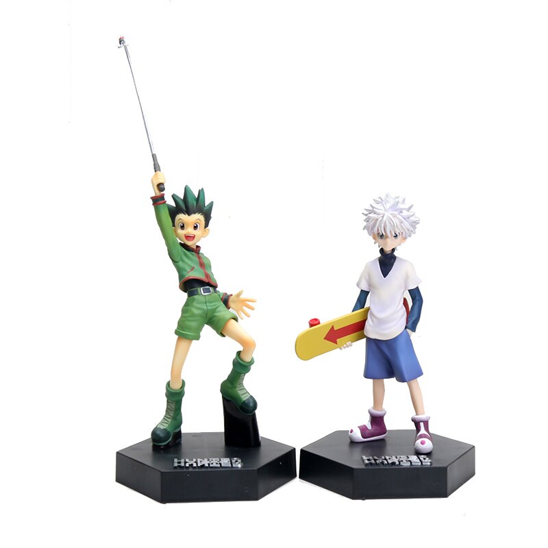 16 cm-22 cm Anime Hunter x Hunter Kulolo Lushilufelu Curarpikt Hyskoa Gon Freecss Killua Zoldyck figura de acción modelo de juguete