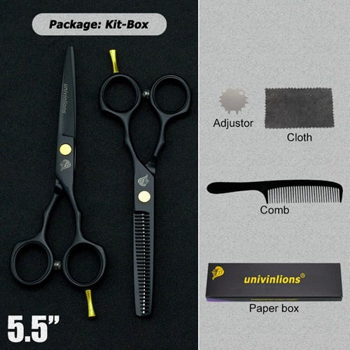 5.5" black hair scissors barber razor scissors hot scissors hair cut designs cheap hairdressing tools hair clipper kids scisors