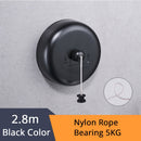 Bathroom Shelves Stainless Steel Gold Clothesline Nice Quality Single Line Hotel style Clothes Drying Line For Bathroom HJ-1256