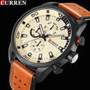Reloj elegante CURREN 2017 para hombre, reloj de cuarzo de marca de lujo para hombre, reloj resistente al agua, relojes de pulsera para hombre, reloj Masculino, reloj para hombre
