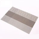 WHQ 4PCS 40x30cm Placemats PVC Dining Table Mat Disc Bowl Pads Coasters Waterproof Table Cloth Pad Modern Non-slip Pad