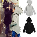 Hooded Baby Boys Girls Coat 2-7 Years Cotton 3D Dinosaur Sweatshirt Kids Children Outwear In Spring Autumn KF709