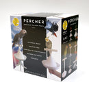 CAITEC Parrot Stand Bird Toys Portable Perch and Training Tool Light Weight Bird Stand Safe Sturdy Tool for All Sizes Parrots