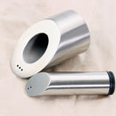 Juego de salero y pimentero para especias con agujeros, herramientas de cocina de acero inoxidable 304 de alta calidad de Leeseph