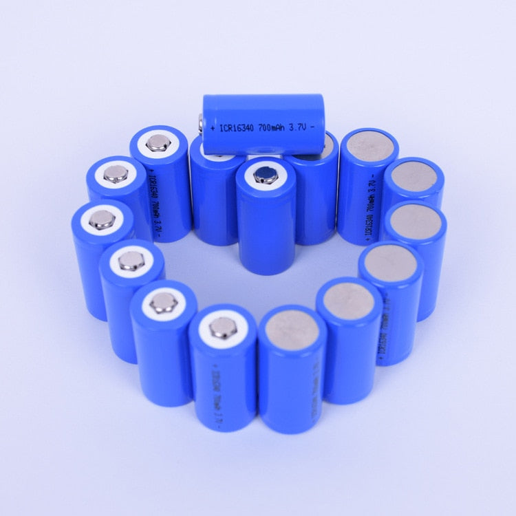 2018 ICR 16340 700 mAh 3.7V Li-ion Rechargeable Battery