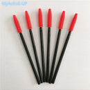 200 pcs/lot Silicone Eyelashes Brushes Mix Colors Disposable Mascara Wands Lashes Makeup Brushes For Eyelash Extension