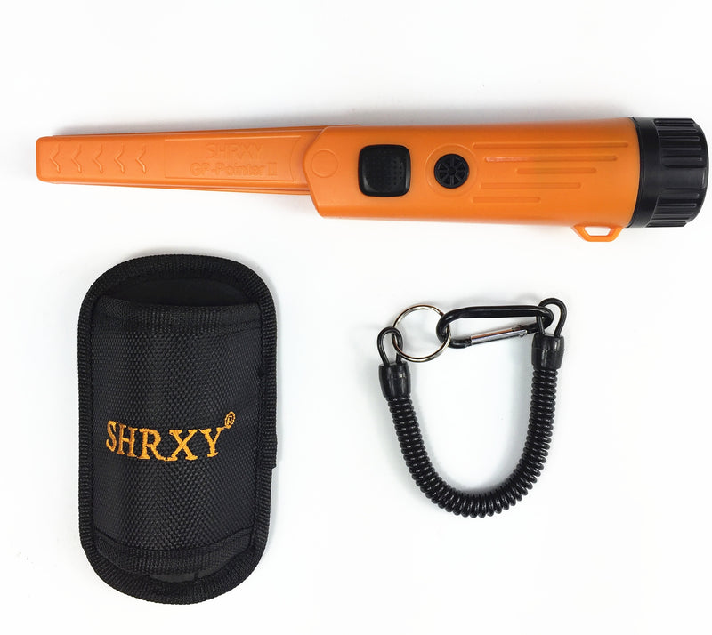 SHRXY actualizado Pro Pinpointing Hand Held Detector de Metales GP-pointer2 puntero ajustable impermeable Color naranja/negro