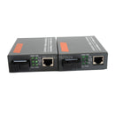 1 Pair HTB-GS-03 A/B Gigabit Fiber Optical Media Converter 1000Mbps Single Mode Single Fiber SC Port 20KM External Power Supply