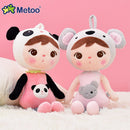 Metoo Keppel Sweet Pendant Dolls Kawaii Plush Stuffed Animal Toys Backpack Koala Panda For Children Kids Birthday Gift