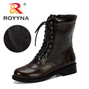 ROYYNA New Popular Increase Short Boots Women Autumn Winter Round Head Boots Woman Zapatos De Mujer Comfortable Ladies Shoe