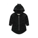 Hooded Baby Boys Girls Coat 2-7 Years Cotton 3D Dinosaur Sweatshirt Kids Children Outwear In Spring Autumn KF709