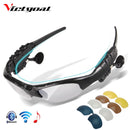 VICTGOAL Polarized Cycling Glasses Bluetooth Men Motorcycling Sunglasses MP3 Phone Bicycle Outdoor Sport Running 5 Lens Eyewear