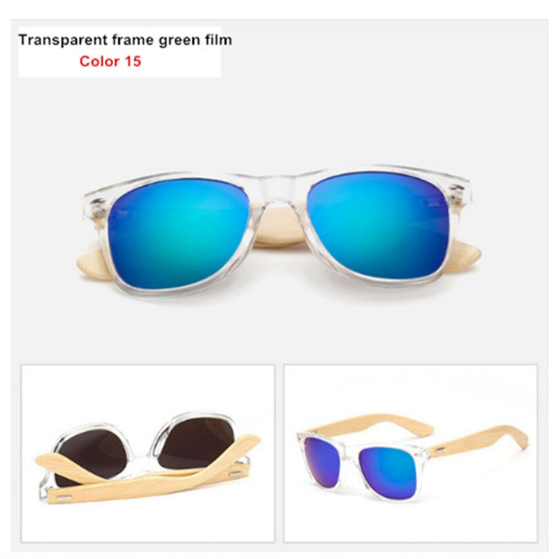Gafas de sol de bambú para hombre y mujer, gafas de viaje, gafas de sol, gafas de pierna de madera Vintage, gafas de sol de diseño de marca de moda para hombre y mujer