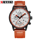 Reloj de cuarzo Curren para hombre, relojes de cuero de lujo de marca superior para hombre, nuevo reloj Masculino, reloj deportivo informal a la moda, relojes de pulsera para hombre