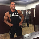 Mens gyms Fitness Bodybuilding cotton Tank Tops Stringer Singlet Vest Clothes sleeveless shirts muscle male Summer undershirt