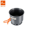 Feuerahorn Kochgeschirr Campingtöpfe Set Outdoor Camping Faltbarer Wärmetauscher Aluminiumlegierung für 2-3 Personen FMC-218