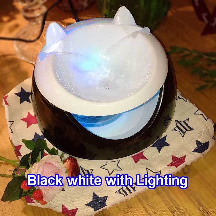 Automatic Luminous Pets Water Fountain For Cats Fountain Dogs USB Electric Water Dispenser Drinking Bowls For A Cat