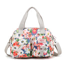 New Multi-layer Nylon Women Shoulder Bags Fashion Simple Grils Handbags Messenger Bags Printed Flowers  Crossbody Bags
