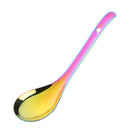 2pcs Large Soup Spoons 18/8 Stainless Steel Soup Ladle Rice Serving Spoon Gold kitchen Cooking spoon Table Spoon Cooking Utensil