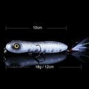Qxo Lure Wobbler Popper Bait Winter Ring Fishing Octopus Minnow Whopper Plopper Vobler Wobbler For Trolling Surface Wobler