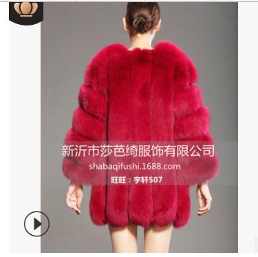 Fashion Luxury Faux Fox Fur Coat Women Plus Size S-4XL Winter Coat Thick Warm Fake Furry Fur Jacket Coats chaqueta mujer