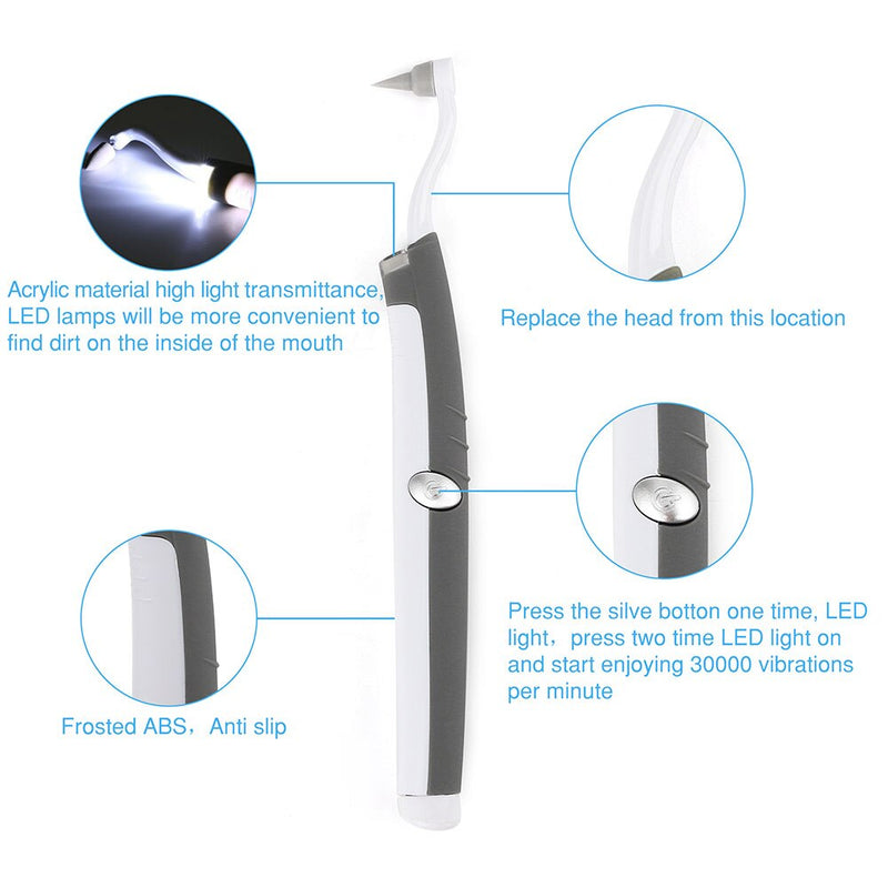 Zahnaufhellung 3 in 1 Sonic Odontoli Vibration HygieneTool Light Autoclave Dental Pick Stain Radiergummi Clean Tartar Dentist Oral