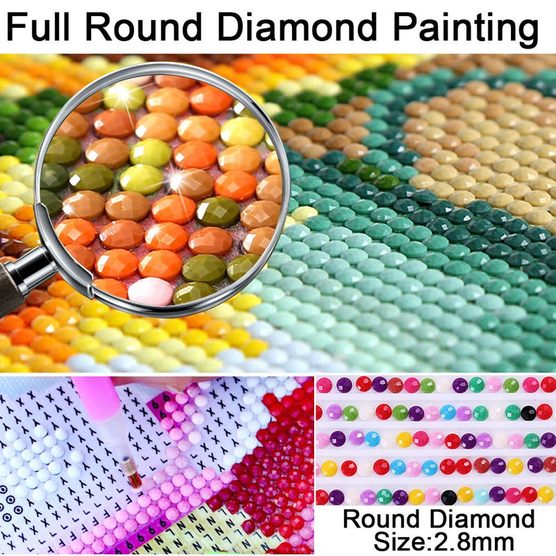 Full Square/Round Drill 5D DIY Landscape Diamond Painting "Butterfly Dream Catcher" Rhinestone Embroidery Cross Stitch 5D Decor