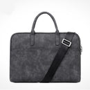 Fashion Pu Waterproof Scratch-resistant Laptop Briefcase 13 14 15 inch Notebook Shoulder Bag Carry Case For women and men