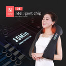 Masaje Shiatsu para cuello y espalda con calor, masajeador de amasado profundo para hombros, piernas, pies, cuerpo completo, masajeador eléctrico portátil para el hogar y la Oficina