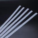 100PCS Plastic Empty Chain Belt Screw Tape Empty Screw Band for Auto Feed Screwdriver Tape Empty Strips 50 Holes