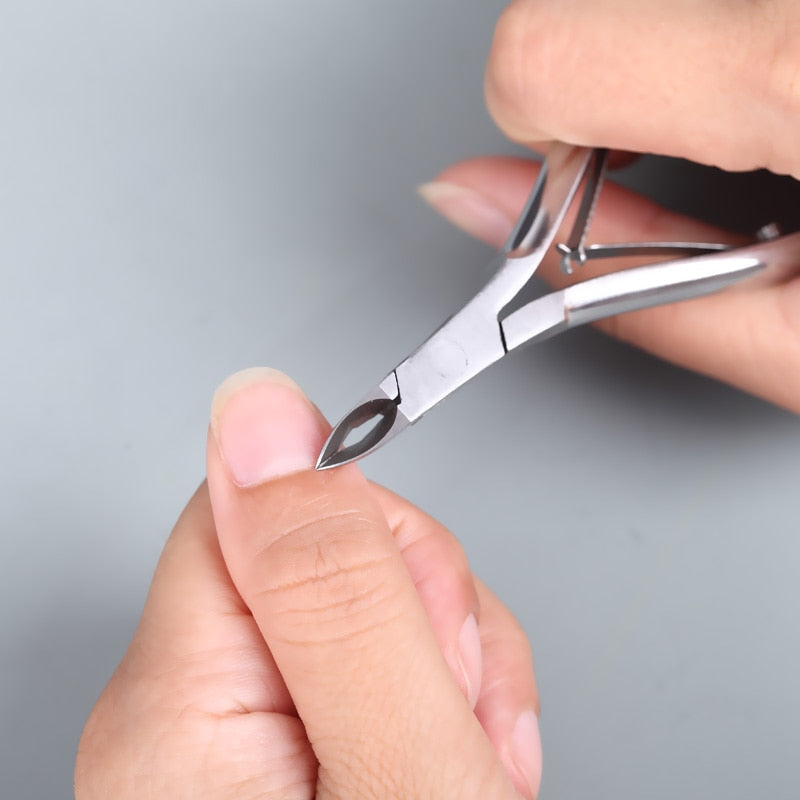 MR.GREEN Nagelknipser Nagelhautzange Edelstahl Pediküre Maniküre Schere Nagelwerkzeug zum Trimmen toter Haut Nagelhaut
