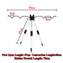 GHOTDA Aluminum Alloy Telescopic Fishing Tripod Holder Stand for Fishing Rod