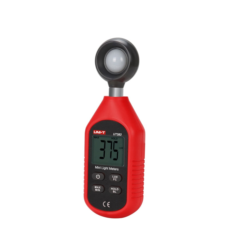 UNI-T UT383 Lichtmesser 200.000 LUX Digitales Luxmeter Leuchtdichte Lux Fc Test Max Min Illuminometer Photometer