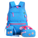 Mochilas escolares para niños, Mochila con estampado para adolescentes y niñas, mochilas escolares, 3 unidades/juego, Mochila de viaje para niños, bolso de hombro bonito