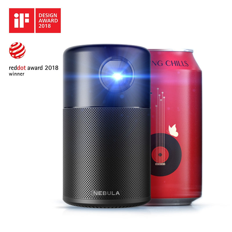 Anker Nebula Capsule Smart Portable Wi-Fi movie Mini Projector proyector with DLP 360&