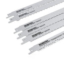 WORKPRO 32 PCS Saw Blades for Wood Metal Cutting Saw Blades Reciprocating Saw Blade Set Power Tool Accessories