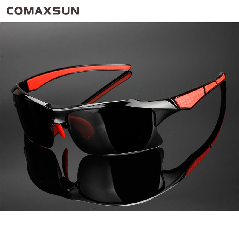 COMAXSUN Polarized Cycling Glasses Professional Bike Eyewear  Bicycle Goggles Outdoor Sports Sunglasses UV 400 STS302R