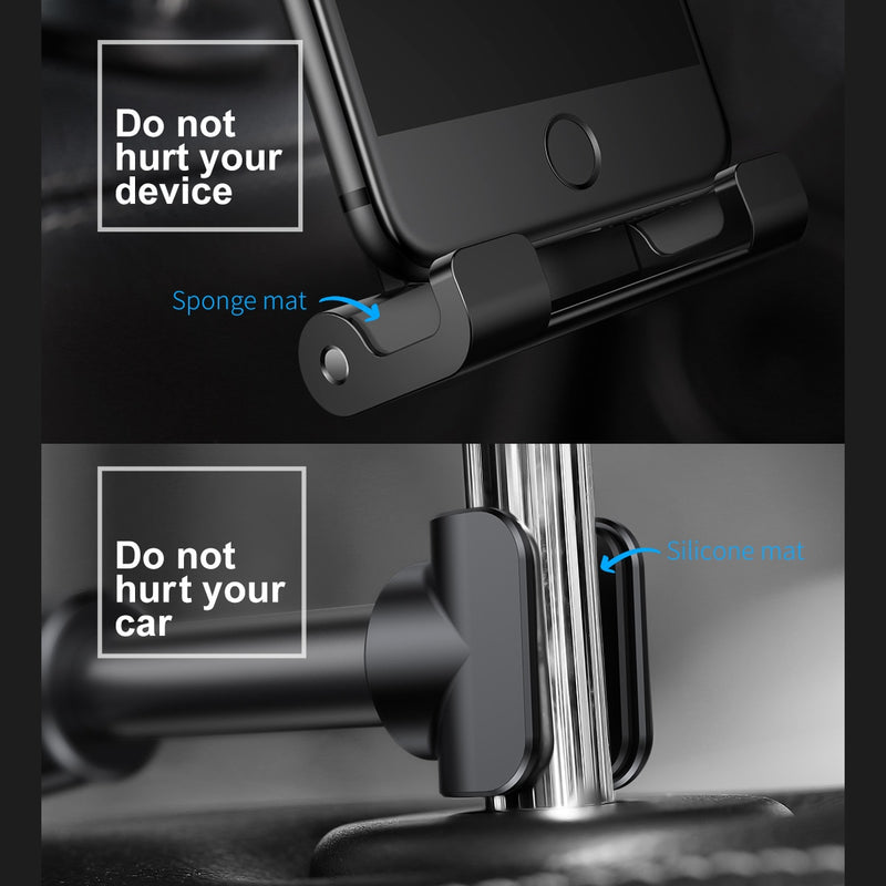 Baseus Auto Rücksitz Telefonhalter Kopfstützenhalter für 4,7-12,9 Zoll Pad Rücksitzhalterung für Pad Tablet PC Auto Kopfstützenhalter